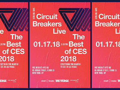 Circuit Breakers Poster Concepts concept poster system the verge typography