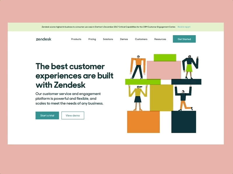 Zendesk Homepage Refresh