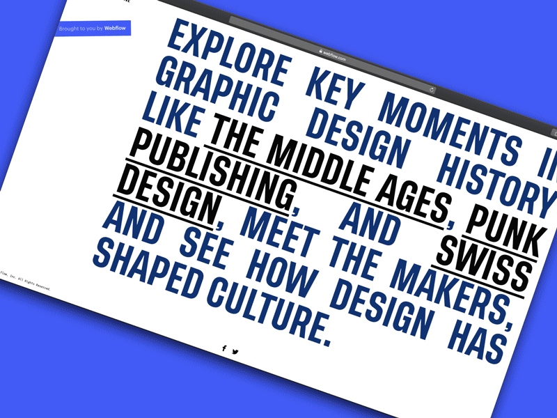 Webflow — Graphic Design Archive