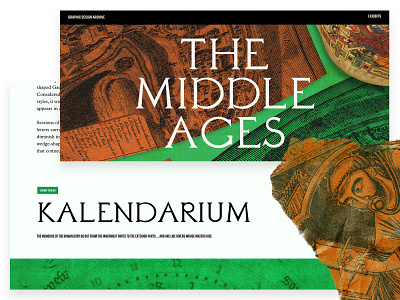 GDA — Middle Ages daubenton middle ages texture typography webflow