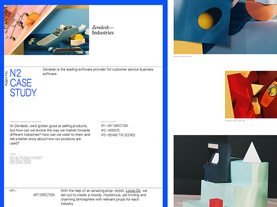 Zendesk Industries Case Study layout portfolio typography web design zendesk