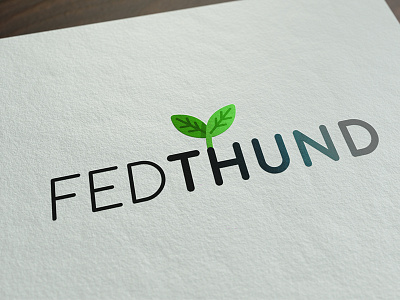 FedtHund logo logo design logo mockup mockup nature
