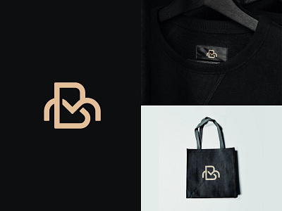 BM Monogram Logo bm monogram clothing brand logo fashion logo letter logo mb monogram typographic logo