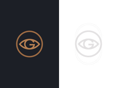 G-EYE Logo brand designer eye logo eyeglasses graphic designer letter g logo logo designer logo for sale logo maker logoground monogram logo stock logos typographic logo