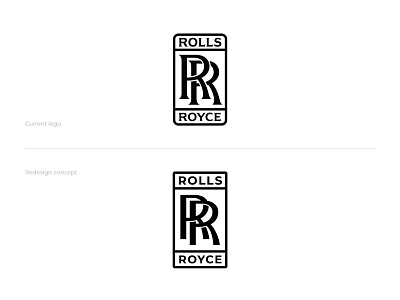 Rolls Royce Redesign brand designer graphic designer letter logo logo designer logo maker logo redesign logoground monogram monogram logo rolls royce redesign typographic logo typography