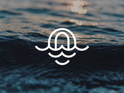 Ocean Logo brand designer cruise dribbble fish logo graphic designer island logo designer logo for sale logo maker logoground ocean sea tourism travel logo trip wave logo waves