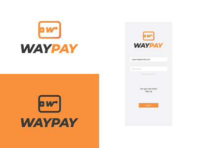 WayPay Wallet Logo brand designer graphic designer letter logo logo designer logo maker modern logo monogram logo online wallet payment system typographic logo wallet logo