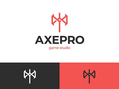 AxePro Logo axe logo brand designer game developer game development studio game studio graphic designer letter logo logo designer logo for sale logo maker logoground stock logos