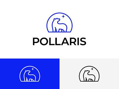 Polar Bear Logo animal logo bear logo brand designer graphic designer logo designer logo for sale logo maker logoground polar bear logo stock logos