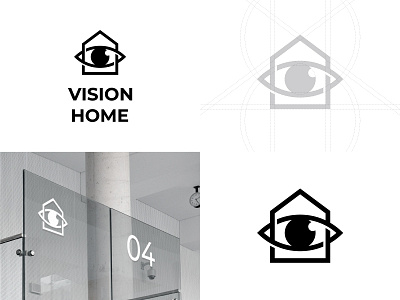 Home Vision Logo brand designer camera logo graphic designer home logo letter logo logo designer logo for sale logo maker logoground stock logos typographic logo