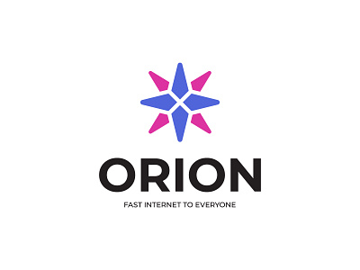 Orion Logo brand designer graphic designer logo designer logo for internet provider logo for it logo for sale logo maker star logo