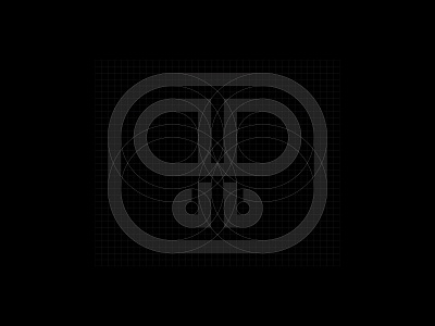 P&P Monogram Grid brand designer graphic designer logo designer logo maker