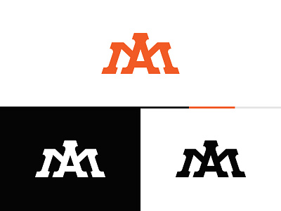 M&A Monogram Logo am monogram brand designer classic clean graphic designer letter a letter m logo designer logo for sale logo maker ma monogram simple
