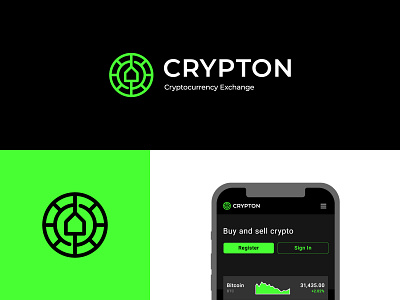 Crypton Logo Design