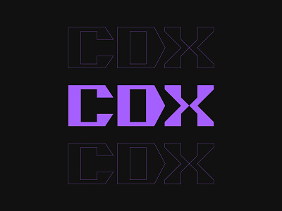 CDX Monogram Concept brand designer cyber cyberpank graphic designer logo designer logo for sale logo maker monogram monogram logo stock logos