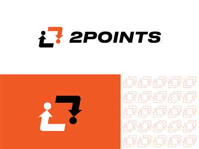 2Points Logo app icon app logo arrow logo for a navigation app navigation navigator