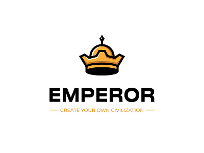 Crown Logo brand designer crown emperor game gold graphic designer king logo designer logo for sale logo maker royal stock logos strategia video game
