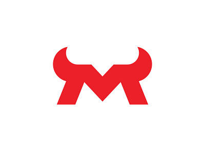 Minimalist Bull Lettermark