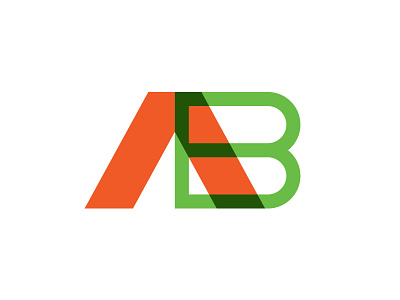 AB Monogram a ab b color digital game glitch letter letters monogram motion motion graphics simple tech typographic video