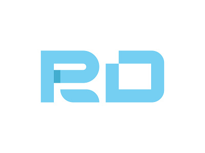 RD Monogram blue brand designer creative graphic designer logo designer logo for sale logo maker minimalistic monogram simple stock logos unused