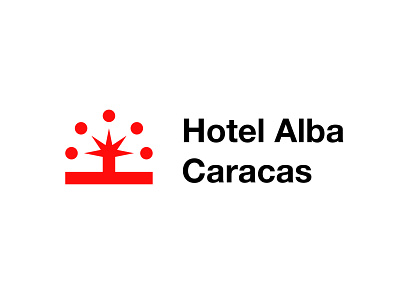 Logo redesign concept for the Alba Hotel Caracas brand designer eco graphic designer logo designer logo for sale logo maker logoground plant red room stock logos tree