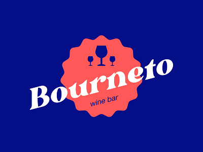 Logo for a wine bar
