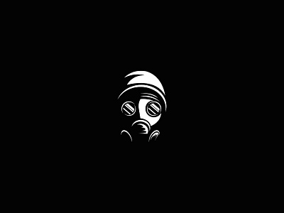 Gaz Mask brand designer game logo gaz mask graphic designer logo designer logo maker mask negative space sport logo