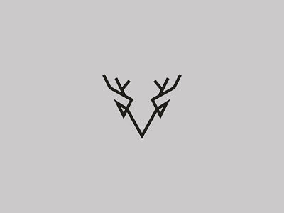 Modern Deer Logo