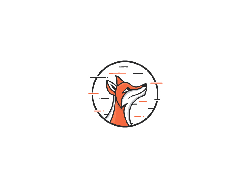 Dreaming Fox Logo By Kanades On Dribbble