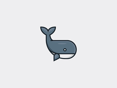 Illustrative Whale Logo animal brand designer graphic designer illustration logo designer logo for sale logo maker stock logos whale