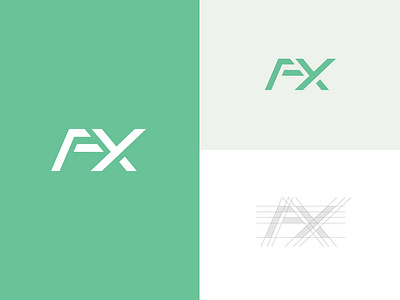 FX Monogram Logo by Kanades on Dribbble