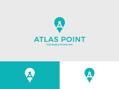 Point Letter A Logo and Icon