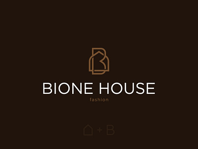 Bione House Logo brand designer clothing brand fashion logo graphic designer letter logo logo designer logo for sale logo maker logoground stock logos