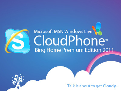 CloudPhone cloudy funny gag joke logo microsoft skype