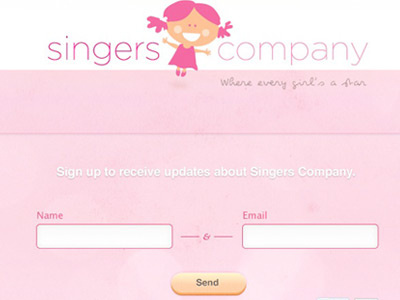 Singers girly sign up singers co