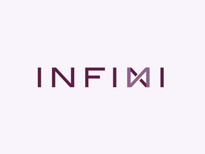 Infinni branding custom high end logo purple