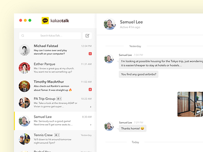 KakaoTalk Desktop Redesign