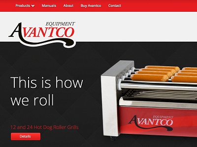 Avantco Equipment equipment hotdog redesign