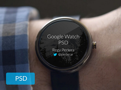Free Google Watch PSD download free freebie google playoff psd template ui watch wearables
