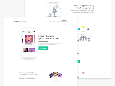 Often | Landing Page