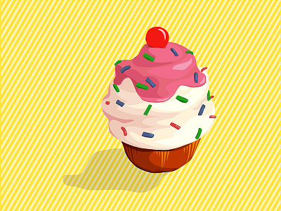 Cake cake illustrator