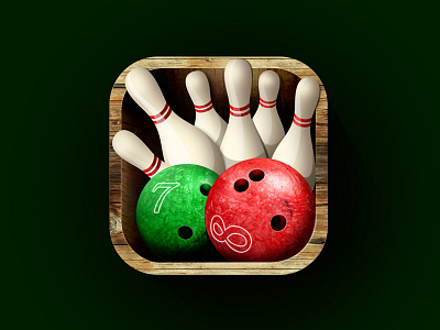Icon Bowling ball bowling icon photoshop pins