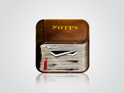 Notebook old iOS Icon book icon ios notebook old photoshop