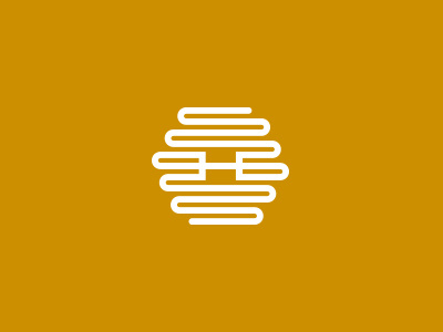 Hivemind application brain hive identity logo