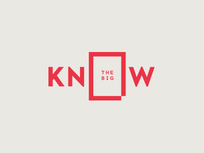 The Big Know Identity application e learning identity logo platform