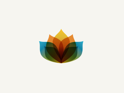 Radiant Life Lotus branding food logo lotus massage yoga