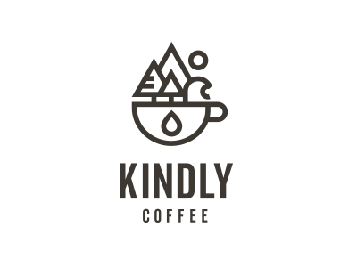 Kindly Coffee V1 branding coffee coffee subscription logo outdoors