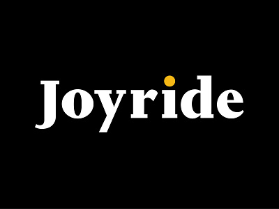 Joyride Magazine Wordmark Exploration