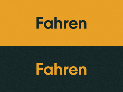 Fahren Wordmark