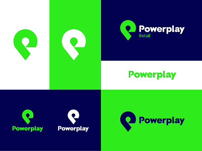 Powerplay Retail branding identity logo
